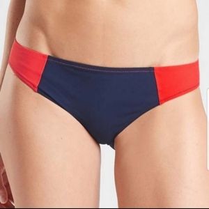Athleta Colorblock Swim Bikini Bottom XL